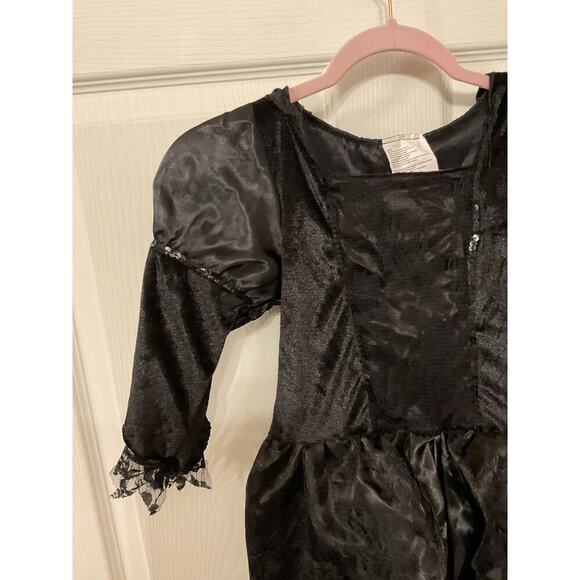 NWOT Girls Black Witches Halloween Hoop Skirt Dress Costume, Medium/Large 10-14 - Picture 4 of 9